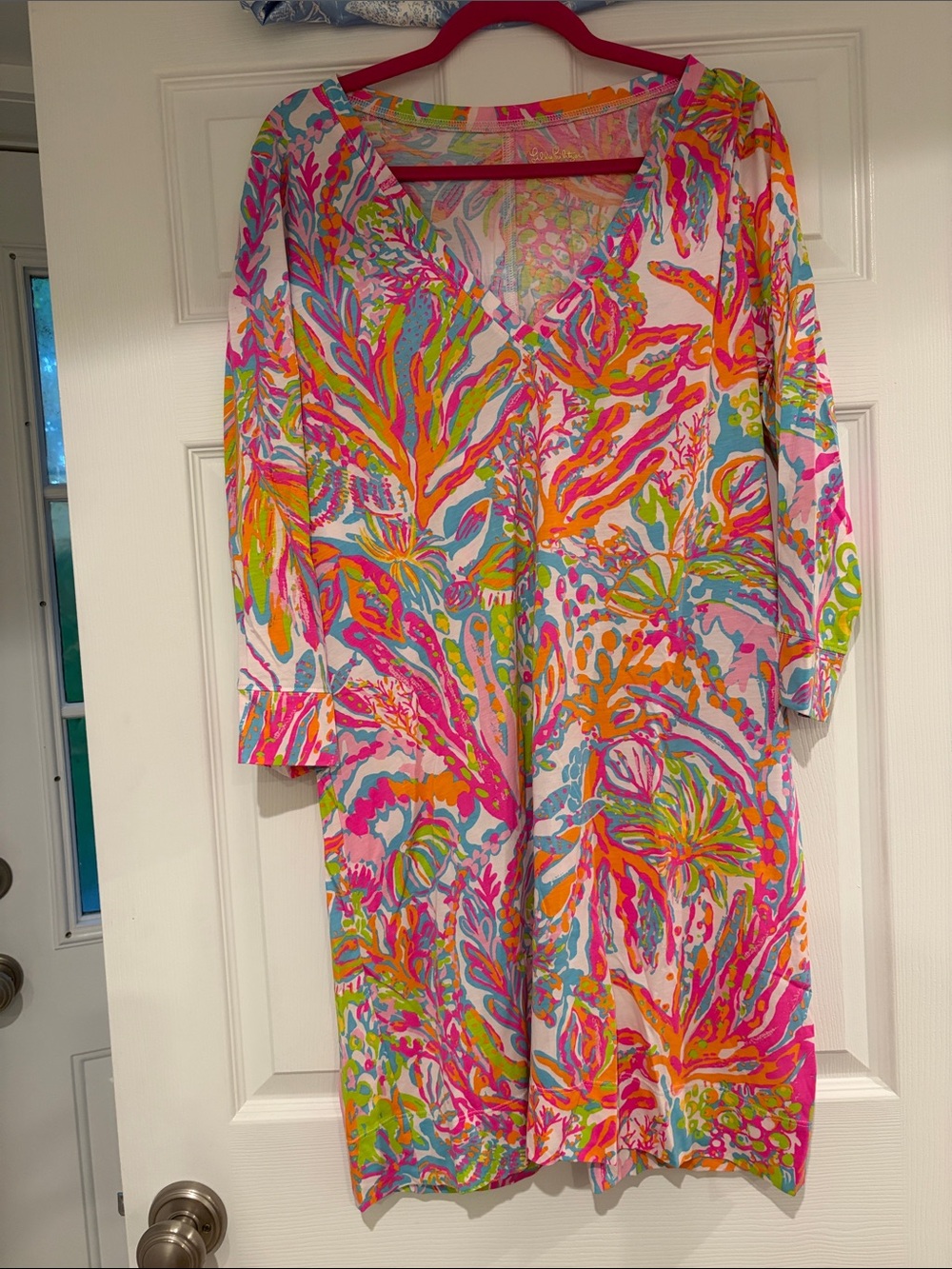 Lilly Pulitzer Multicolor Pink Orange Green Mini Dress